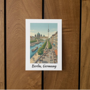 Postal Personalizados Berlín Alemania Monumentos de Viaje