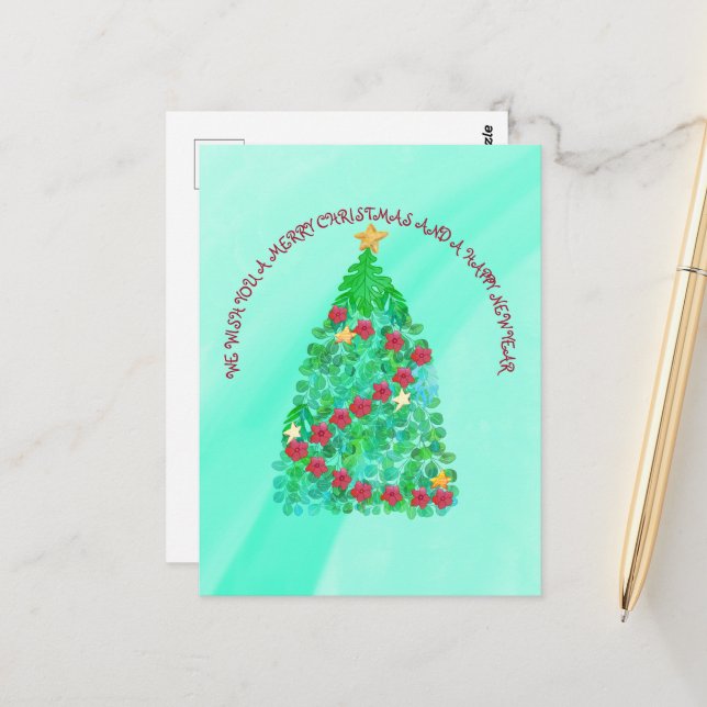 POSTAL PERSONALIZADOS LE QUEREMOS UNA NAVIDAD FEROZ (Anverso/Reverso In Situ)