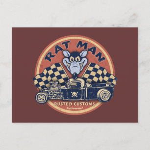 Postal Personalizados Rat Man Rusts