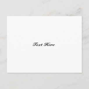 Postal personalizar, cambiar nombre texto elegante blanco