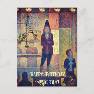 Postal Personalizar DE CUMPLEAÑOS DE ARTE DE VINTAJE