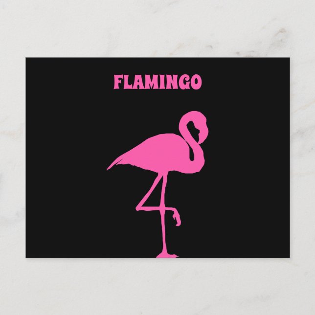 Postal Personalizar Flamingo Rosa (Anverso)