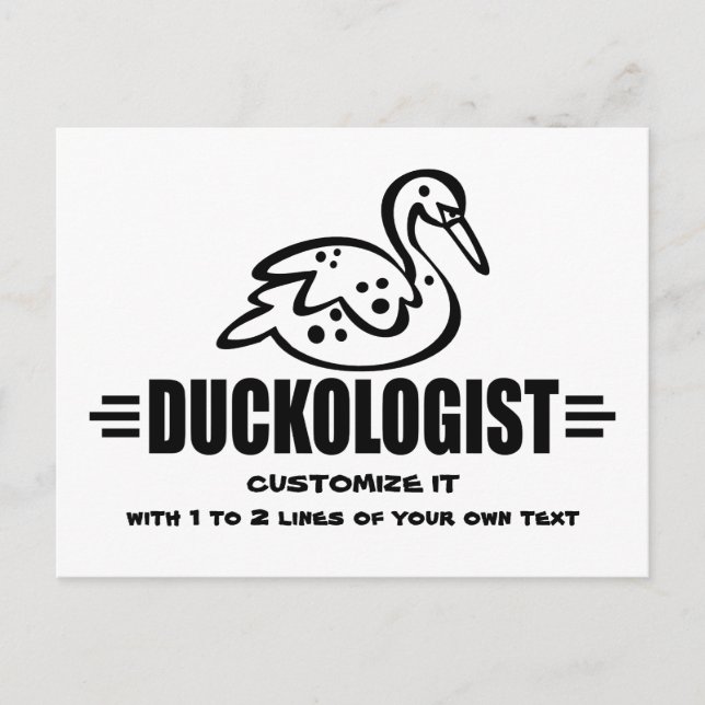 Postal Personalizar Pato (Anverso)