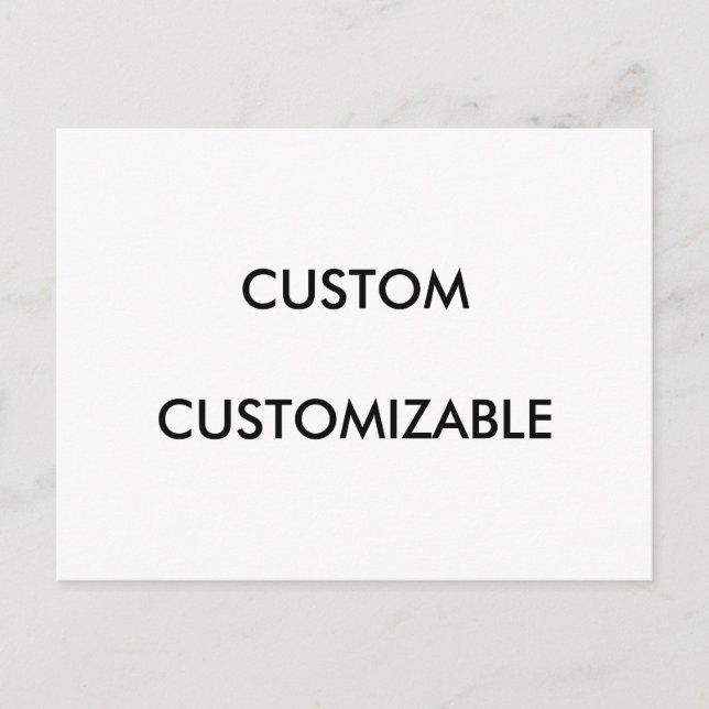 Postal Personalizar personalizable Personalizado Blank (Anverso)