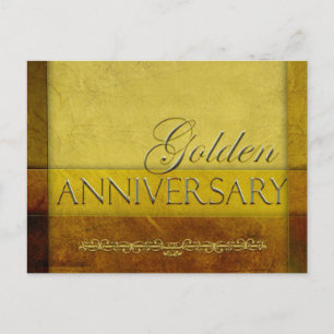 Postal Personalizar tu propio aniversario de oro