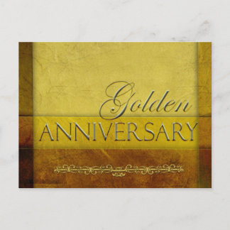 Postal Personalizar tu propio aniversario de oro