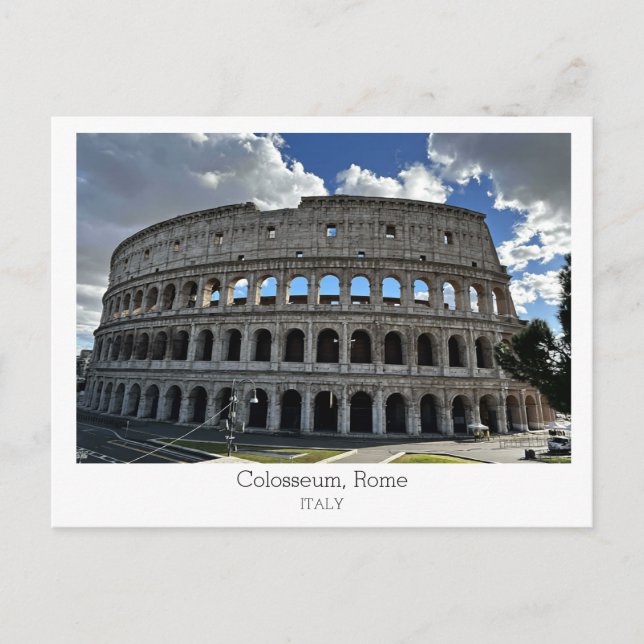 Postal Personalized, Colosseum, Rome, Italy (Anverso)