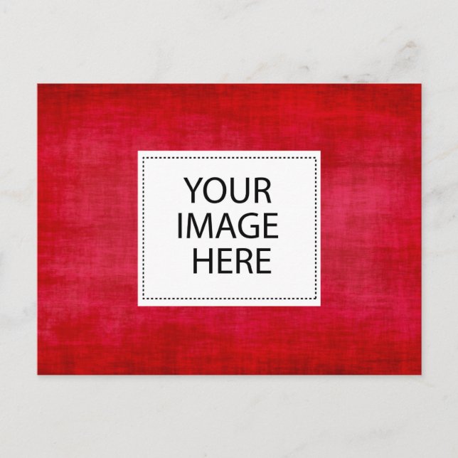 Postal Personalized Custom Your Own Photo & Text Postcard (Anverso)