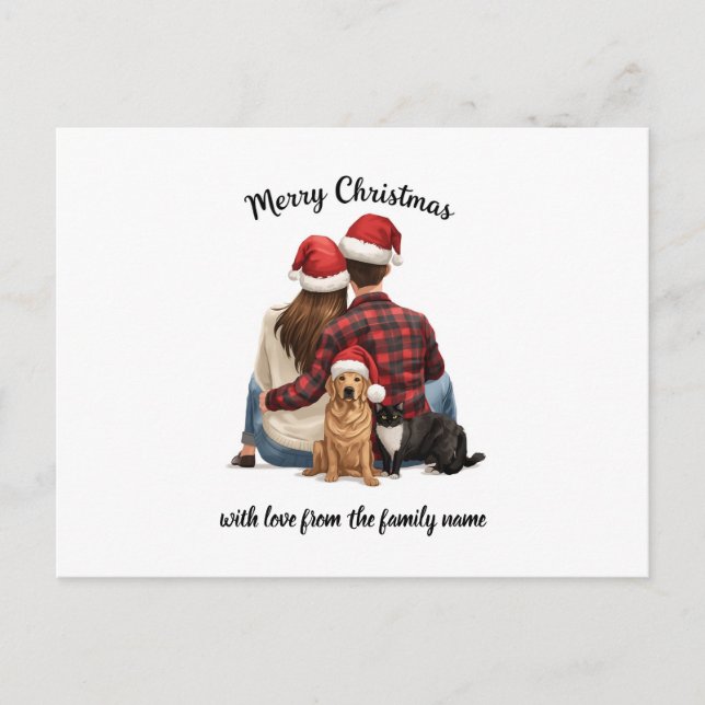 Postal Personalized Family Christmas 2025 (Anverso)