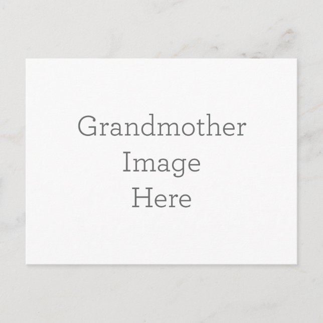 Postal Personalized Grandmother Postcard Gift (Anverso)