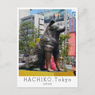 Postal Personalized, Greetings from TOKYO, Hachiko, Japan