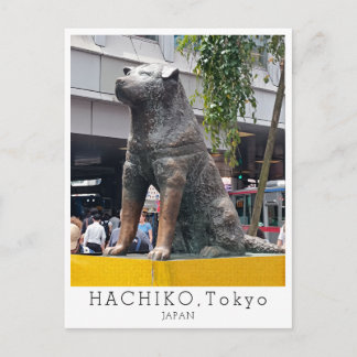 Postal Personalized, Greetings from TOKYO, Hachiko, Japan