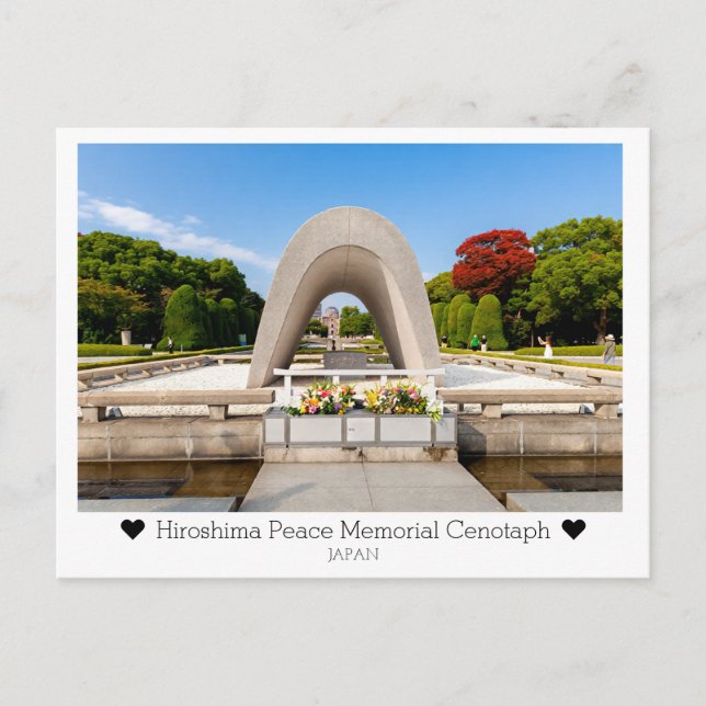 Postal Personalized, Hiroshima Peace Memorial Park, Japan (Anverso)