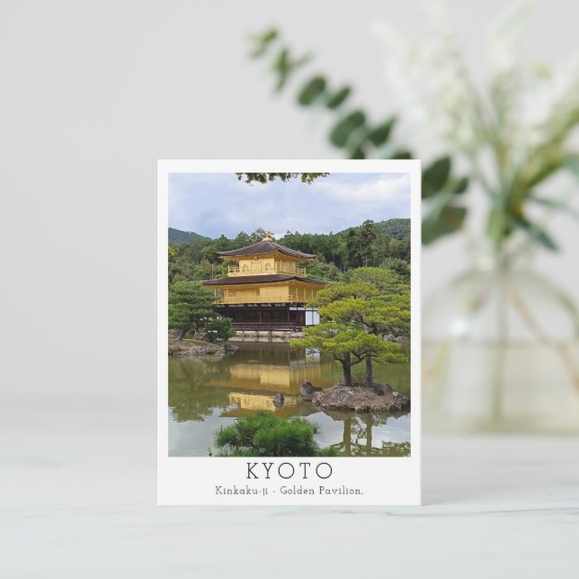 Postal Personalized Kinkaku-ji, Kyoto (Anverso de pie)