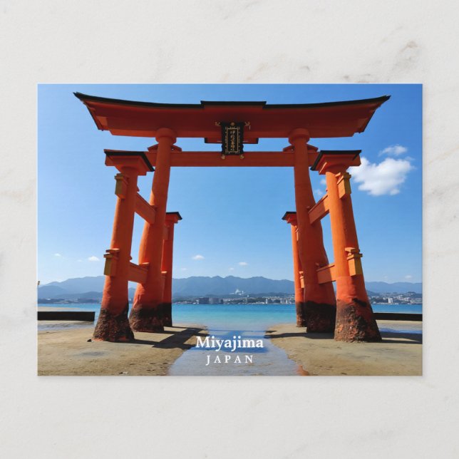 Postal Personalized, Miyajima, Japan (Anverso)