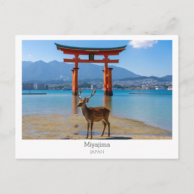 Postal Personalized, Miyajima, Japan (Anverso)