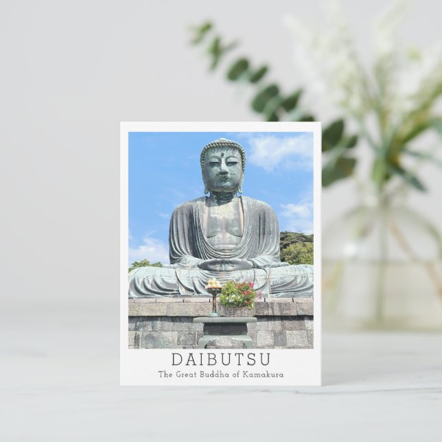 Postal Personalized The Great Buddha of Kamakura (Anverso de pie)