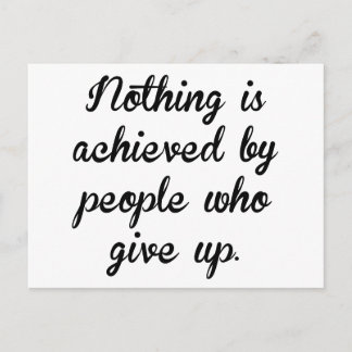 Postal Personas que se rinden