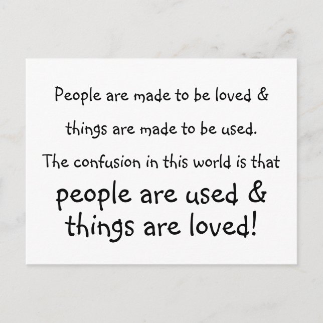 Postal personas y cosas (Anverso)