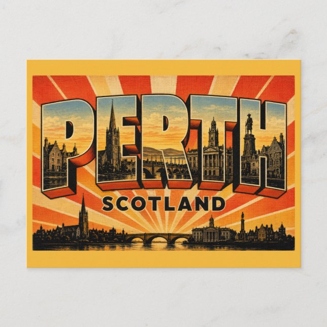 Postal Perth Escocia St. John's Kirk (Anverso)