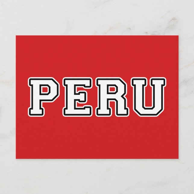 Postal Perú (Anverso)