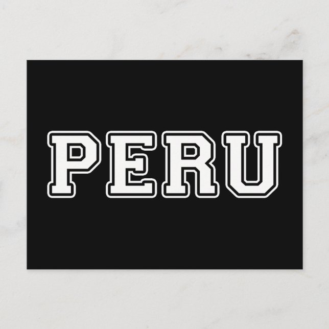 Postal Perú (Anverso)