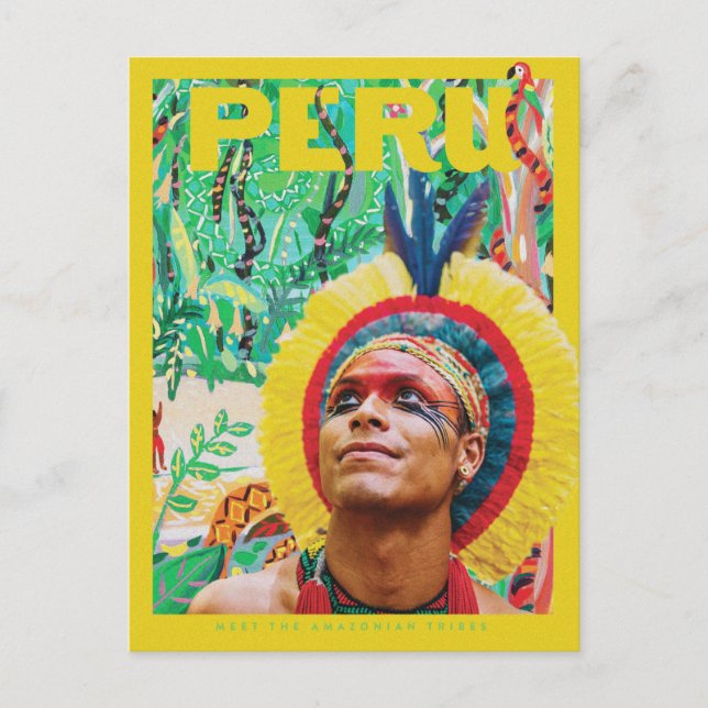Postal Peru Amazon Rainforest (Anverso)