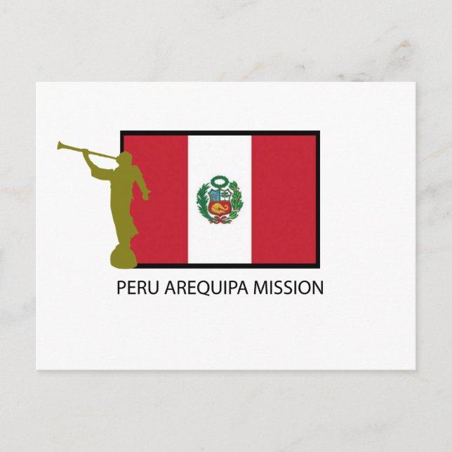 POSTAL PERU AREQUIPA MISION LDS CTR (Anverso)