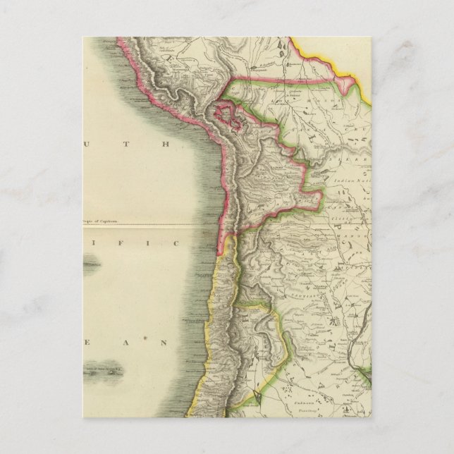 Postal Perú, Chile, La Plata 2 (Anverso)