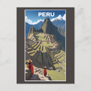 Postal Perú Machu Picchu