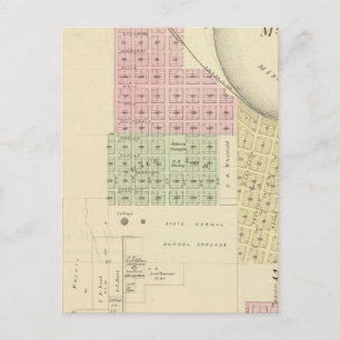 Postal Perú y Monte Vernon, Nebraska