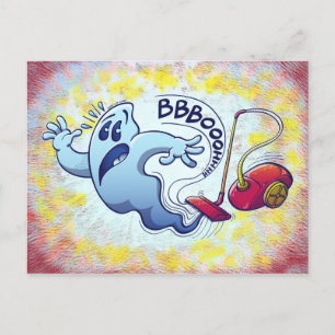Postal Pesadilla del limpiador de vacío fantasma