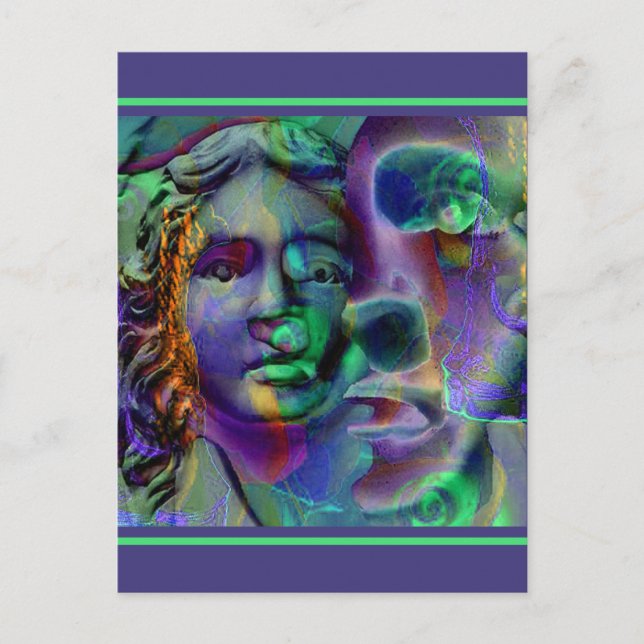 Postal Pesadilla Verde Lavanda 2005 (Anverso)