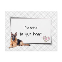 Pésame por la pérdida de un Pastor Alemán