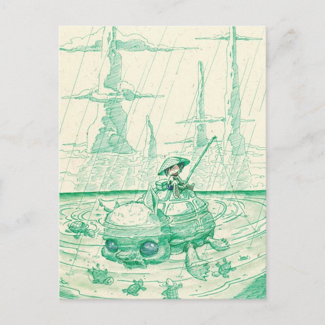 Postal pesca (Anverso)