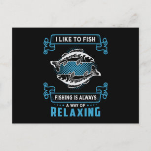 Postal Pesca Amor Pescador Pescador Pescado Gracioso Rega