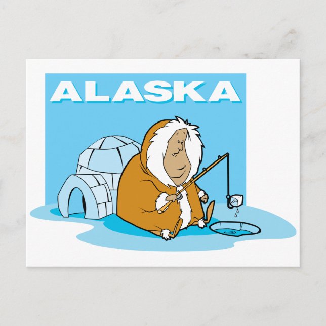 Postal Pesca de Alaska (Anverso)