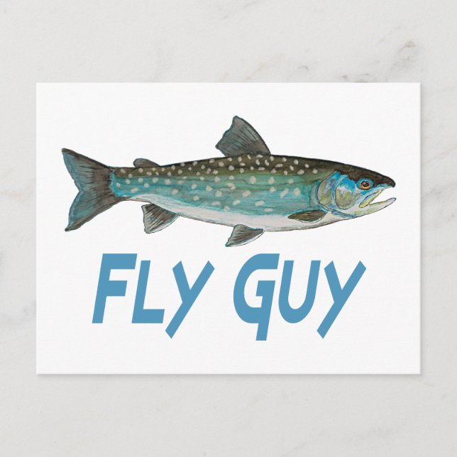 Postal Pesca de Char en Groenlandia (Anverso)