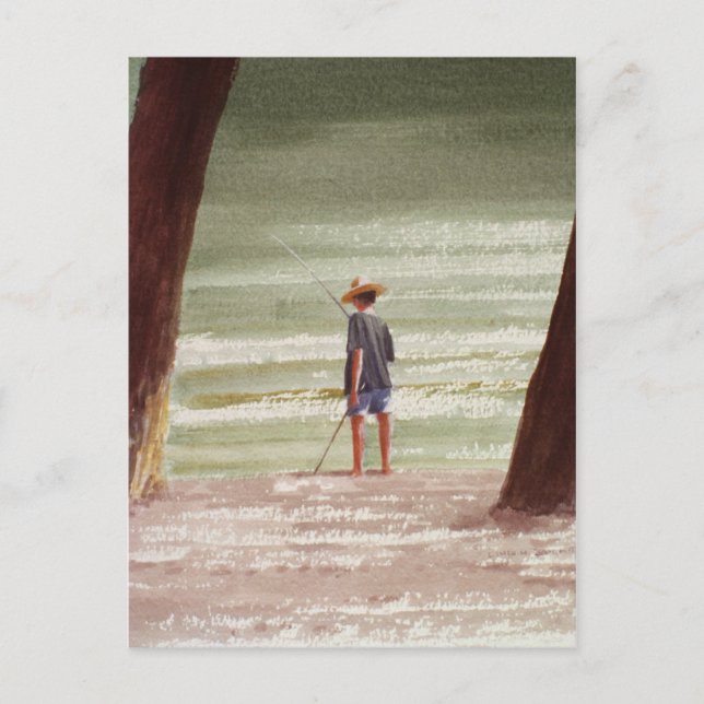 Postal Pesca de Henry 1990 (Anverso)