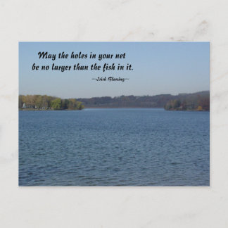 Postal Pesca de la Bendición Irlandesa
