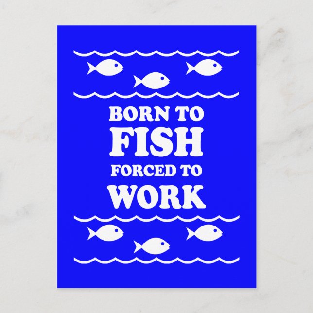 Postal Pesca divertida (Anverso)