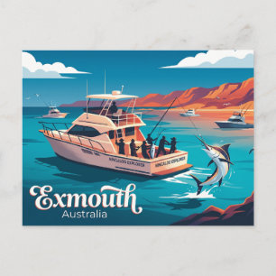 Postal Pesca en alta mar en Exmouth Australia