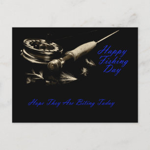 Postal Pesca feliz