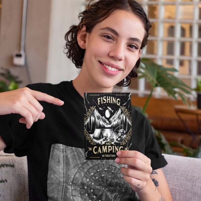 Postal Pesca nocturna Y Aventura De Camping (Subido por el creador)