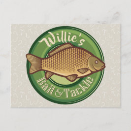 Postal Pesca personalizada y tienda de pesquerías de pesc
