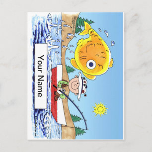 Postal Pesca, pescador - Personalizado personalizado