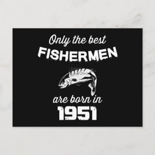 Postal  pesca+pez, pescador+cumpleaños, divertido+pesca, 