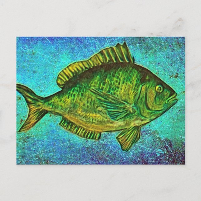 Postal Pesca por destino (Anverso)