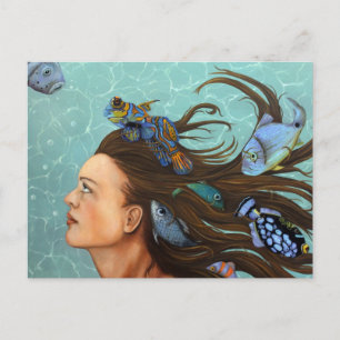 Postal Pescado azul
