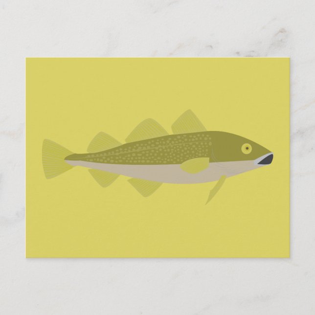 Postal Pescado Bacalao (Anverso)